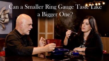 Can a Smaller Ring Gauge Taste Like a Bigger One?